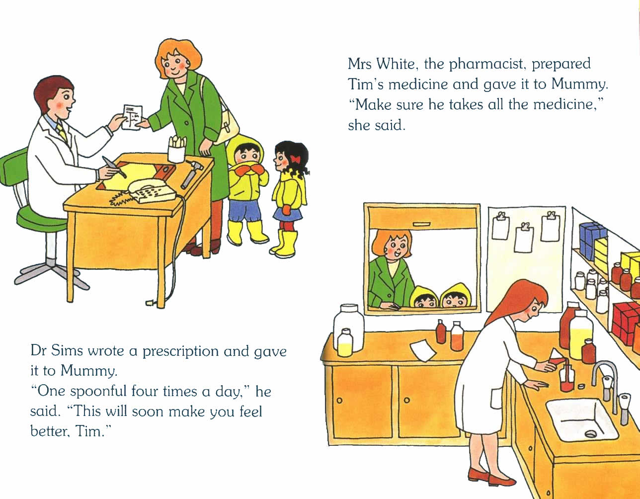 Ladybird - Topsy Tim Books - Go To The Doctor (10),绘本,绘本故事,绘本阅读,故事书,童书,图画书,课外阅读